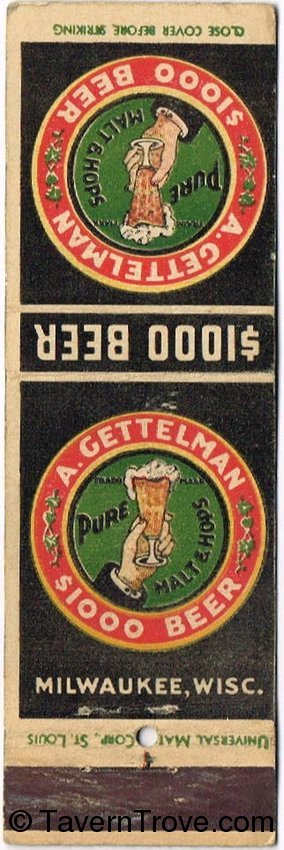 A. Gettelman $1000 Beer