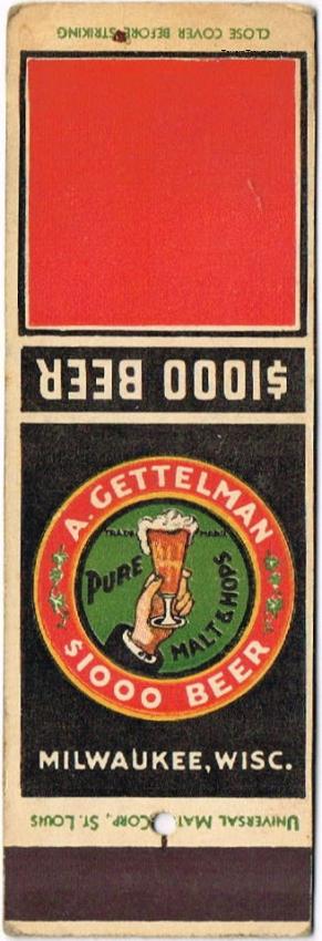 A. Gettelman $1000 Beer