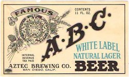 A.B.C. Natural Lager Beer
