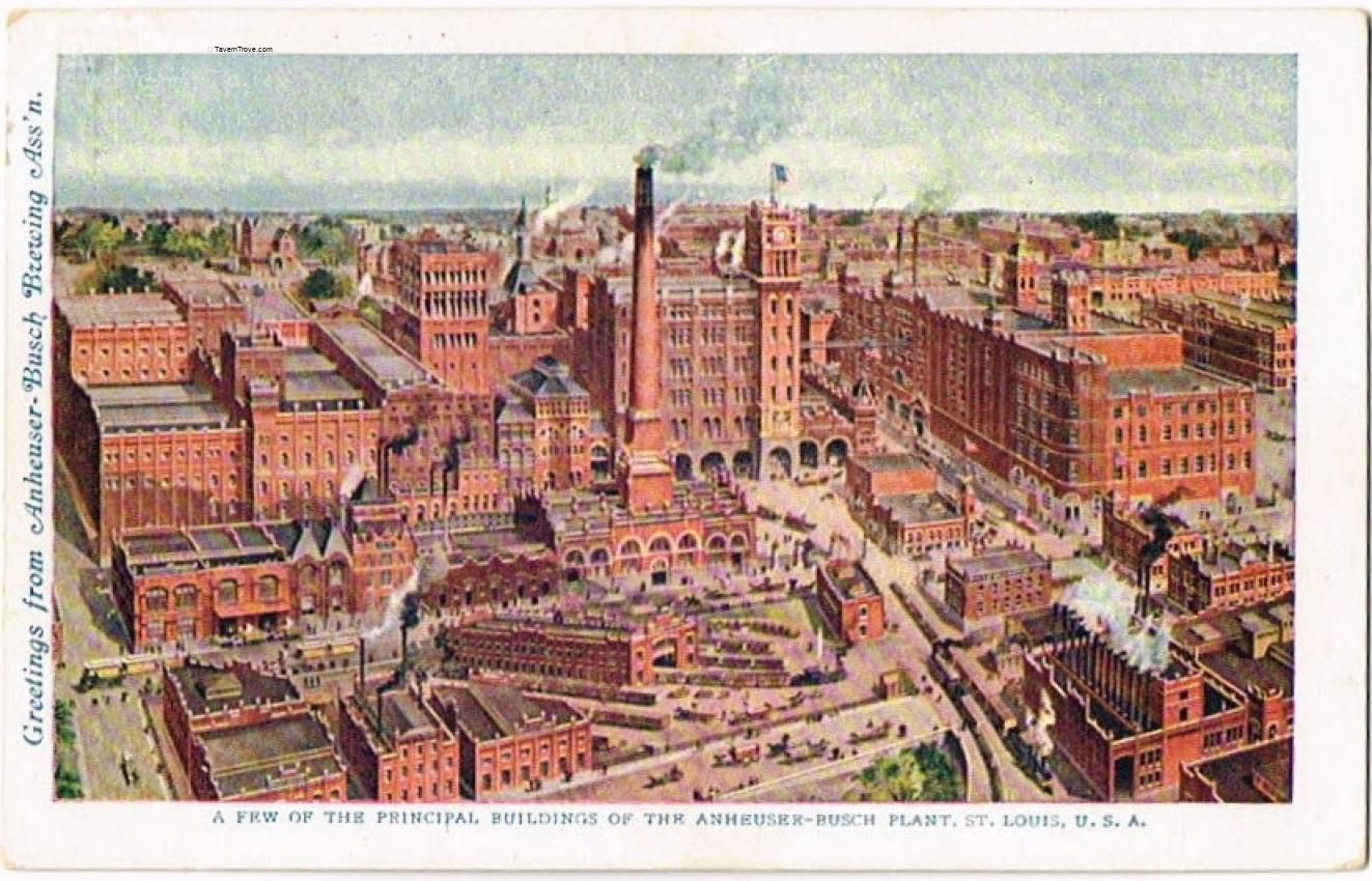 Anheuser-Busch Brewery Factory View 