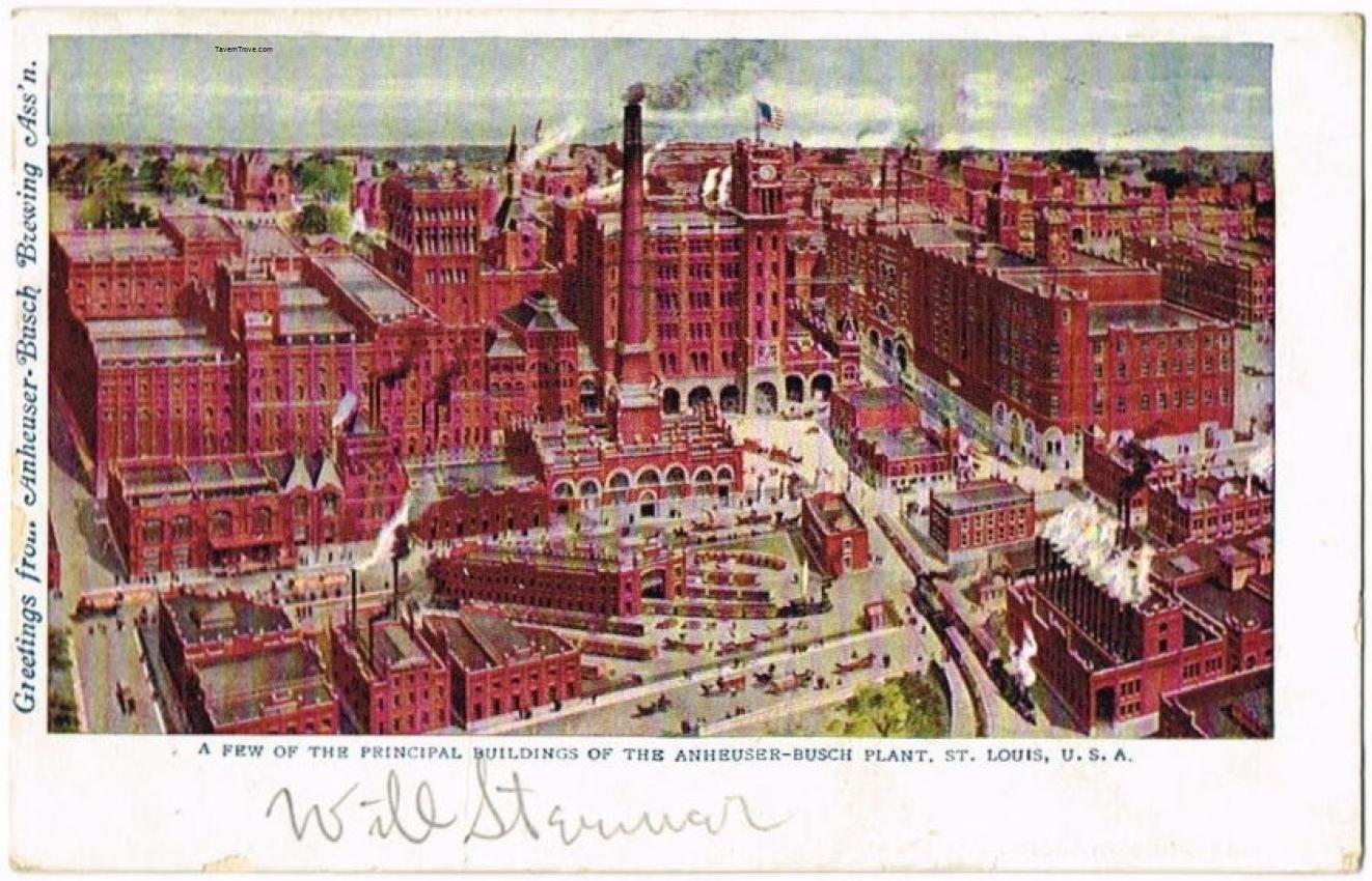 Anheuser-Busch Brewery Factory View 