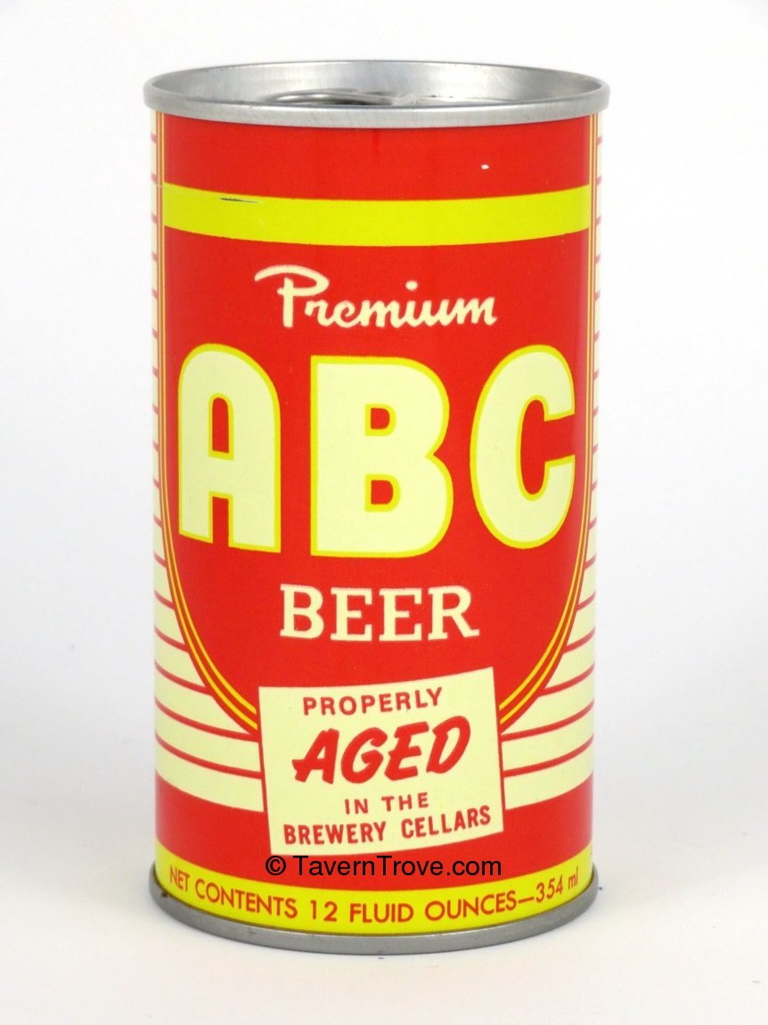 Item 23825 1973 ABC Beer (test) Tab Top Can T22513