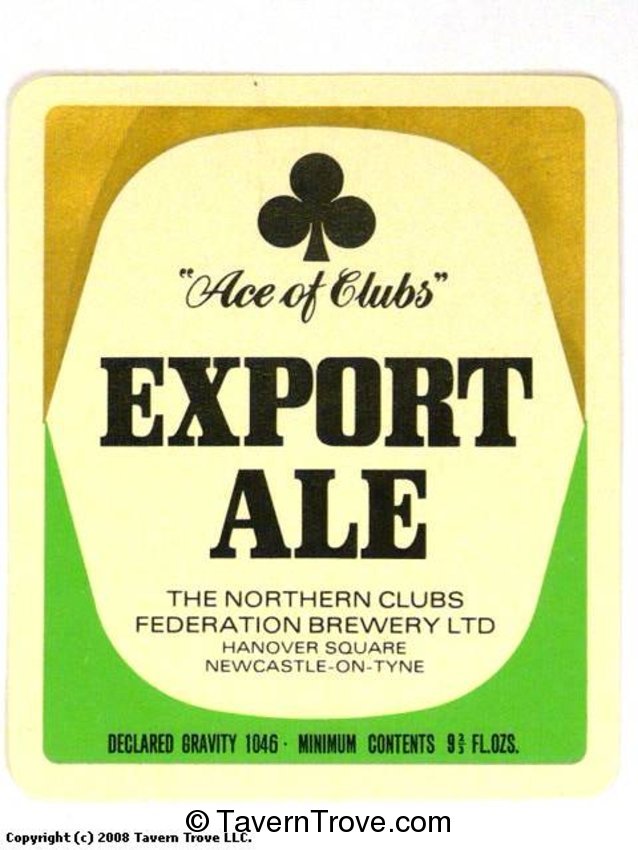 Ace Of Clubs Export Ale