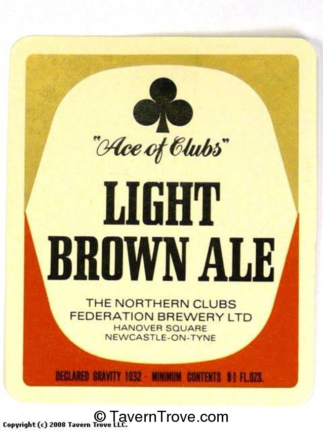 Ace Of Clubs Light Brown Ale