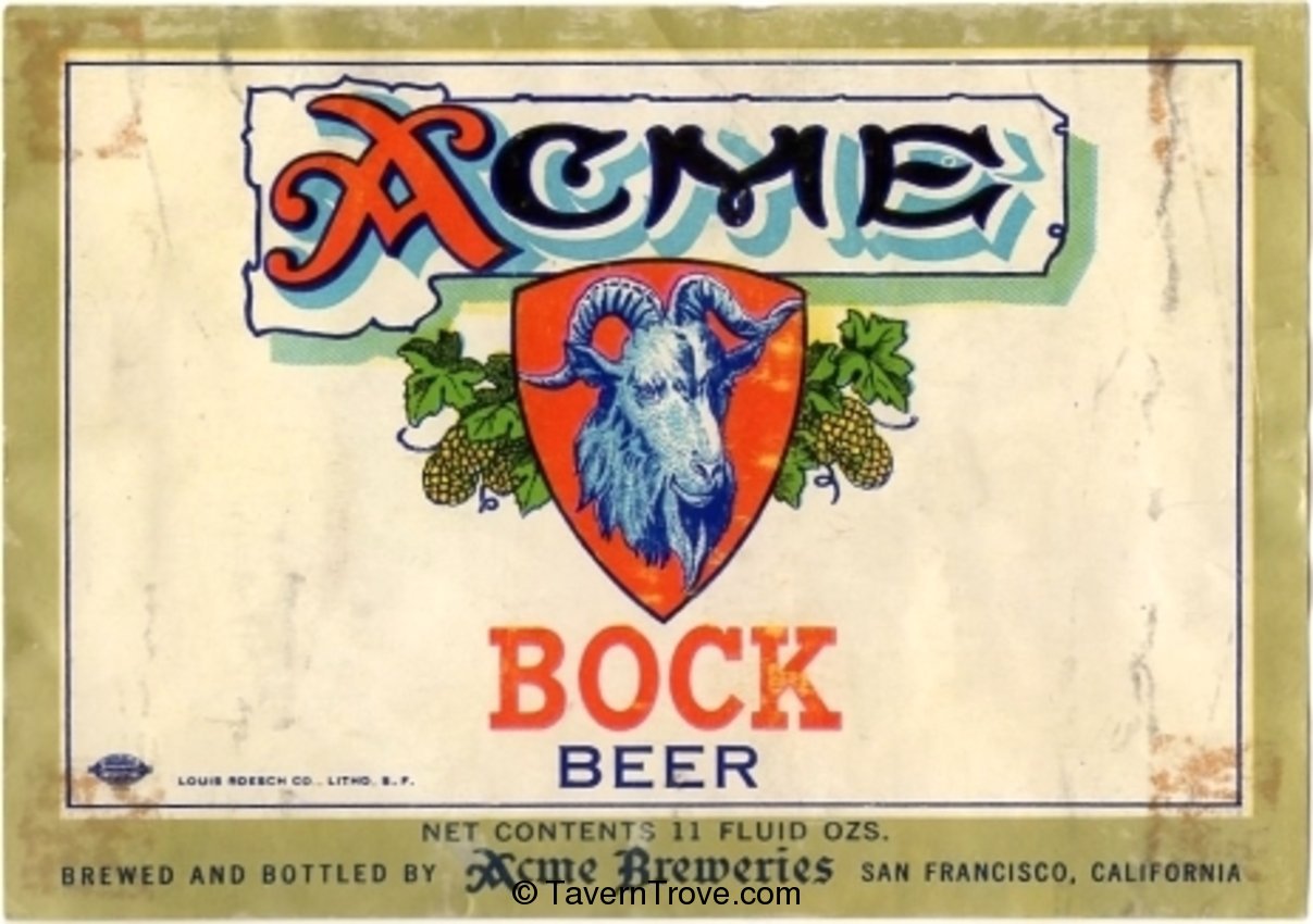 Acme Bock Beer