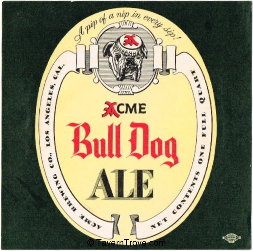 Acme Bull Dog Ale 