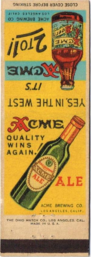 Acme Beer/Ale Dupe