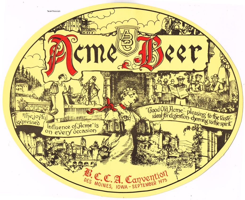 Acme Beer BCCA Des Moines Canvention