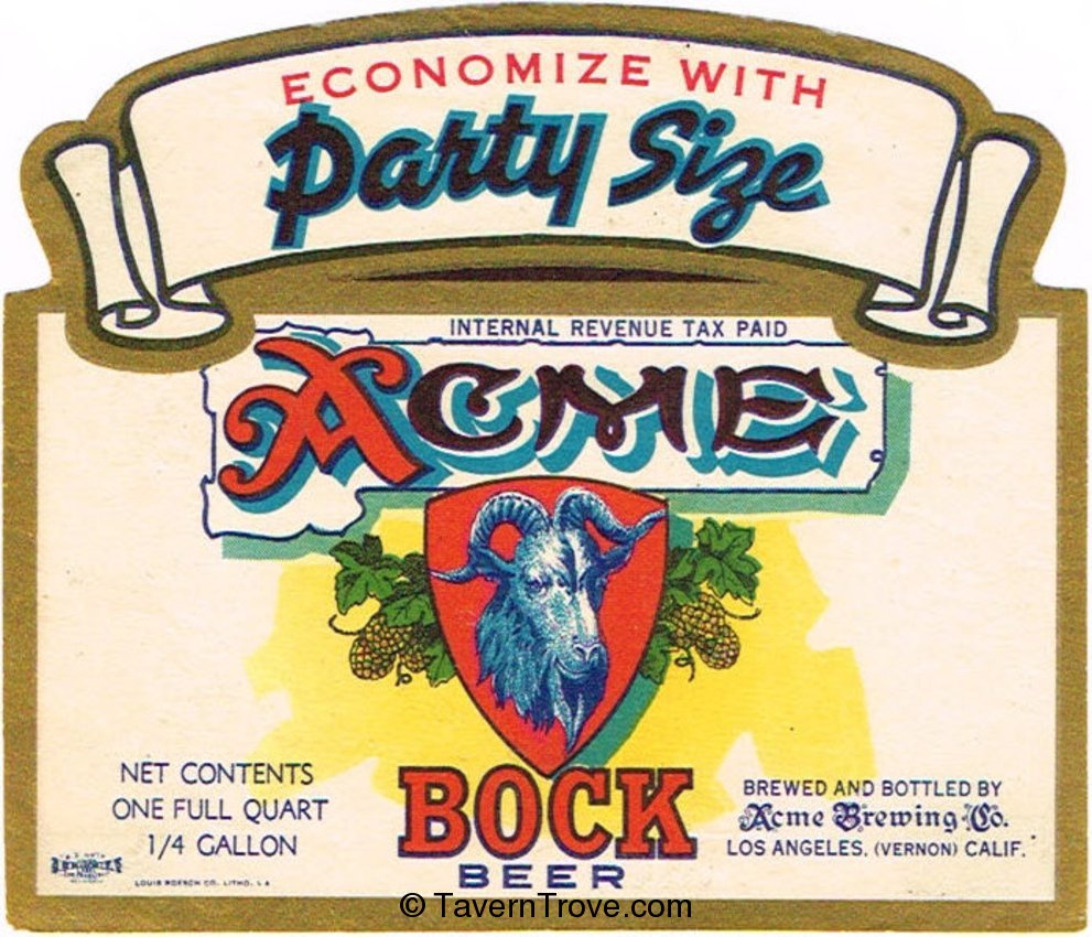 Acme Bock Beer