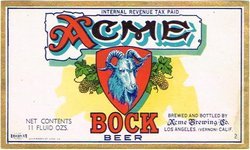 Acme Bock Beer