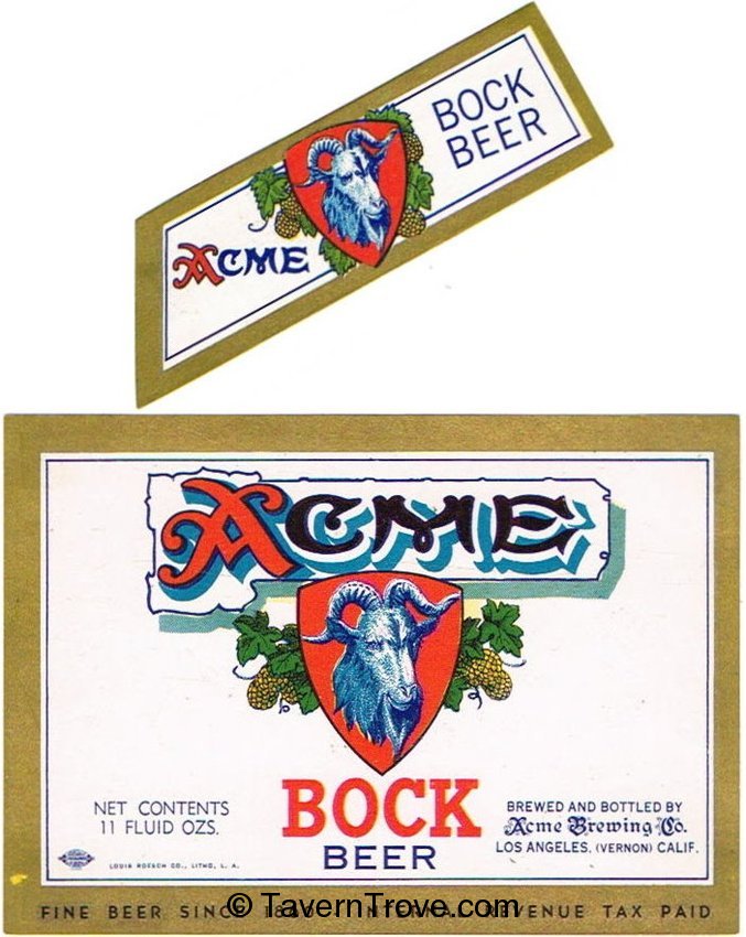 Acme Bock Beer