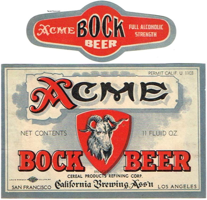 Acme Bock Beer