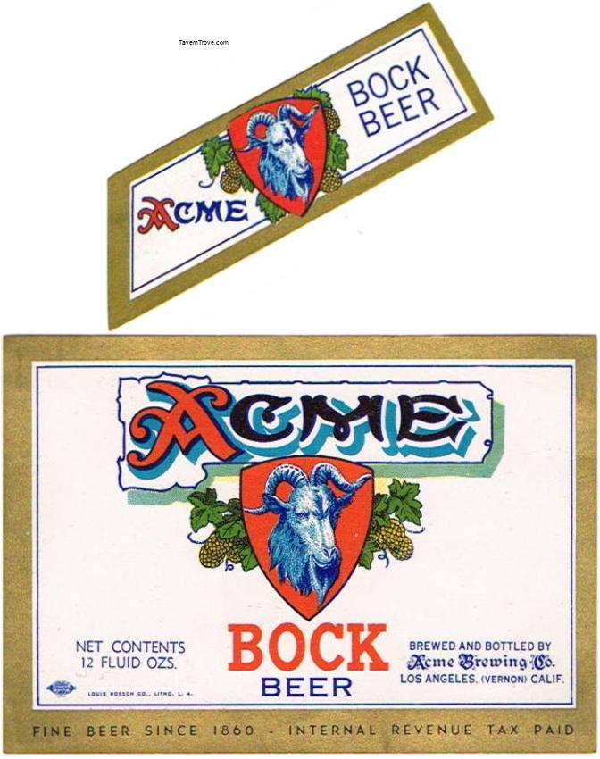 Acme Bock Beer