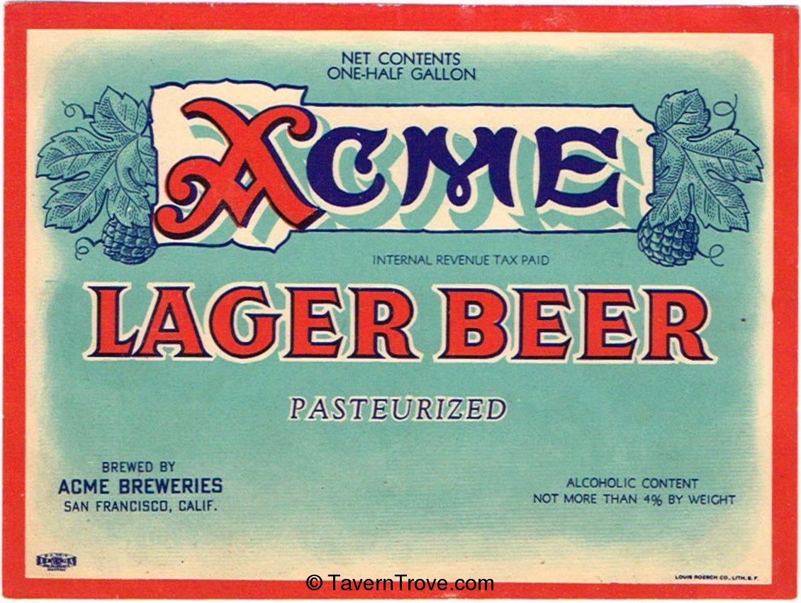 Acme Lager Beer