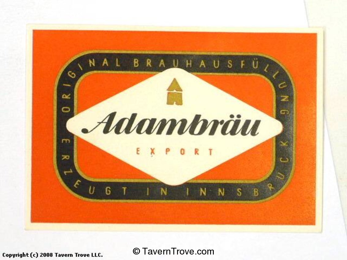 Adambräu Export