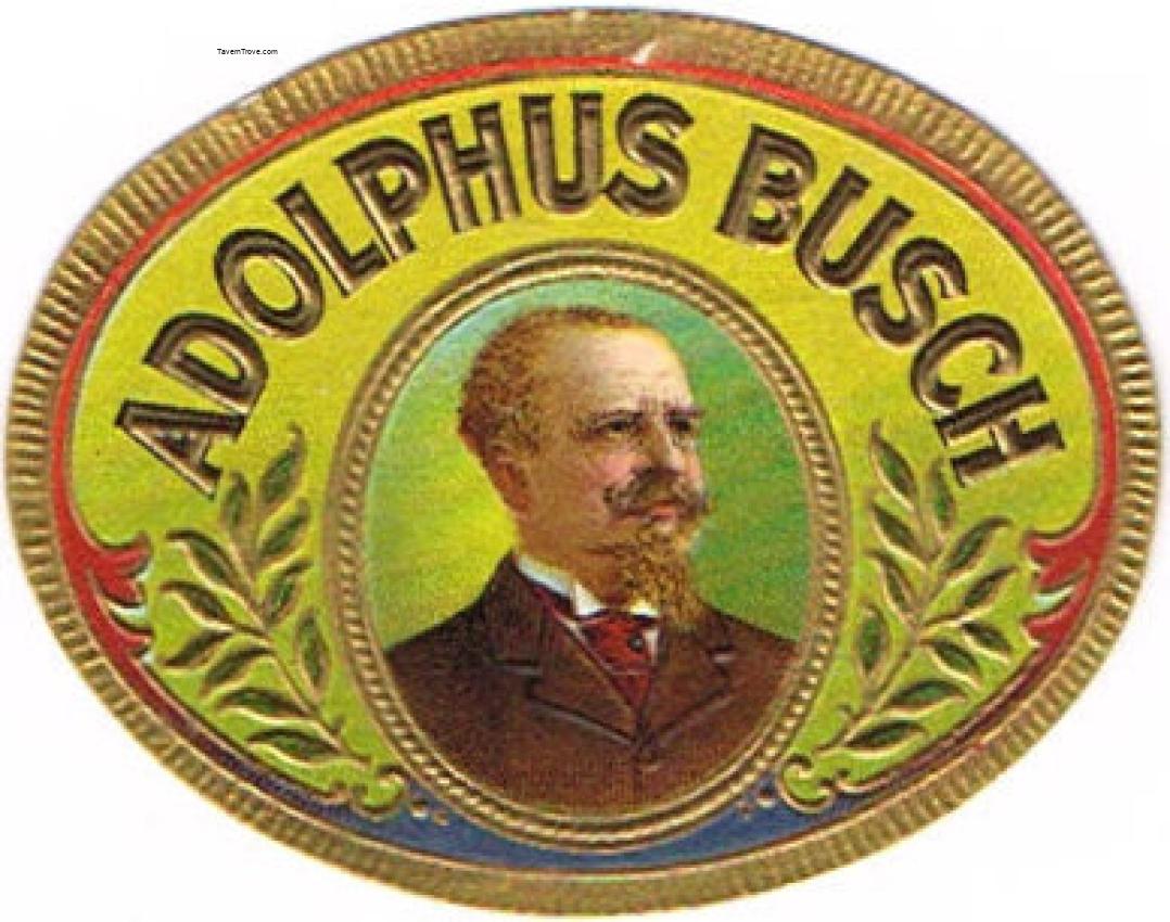 Adolphus Busch cigar band label