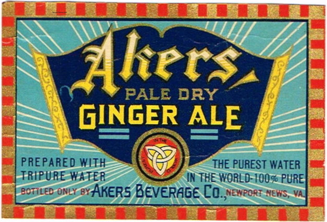 Akers Ginger Ale Newport News Virginia