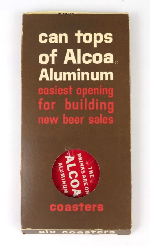Alcoa Aluminum Can Lid Coaster Set
