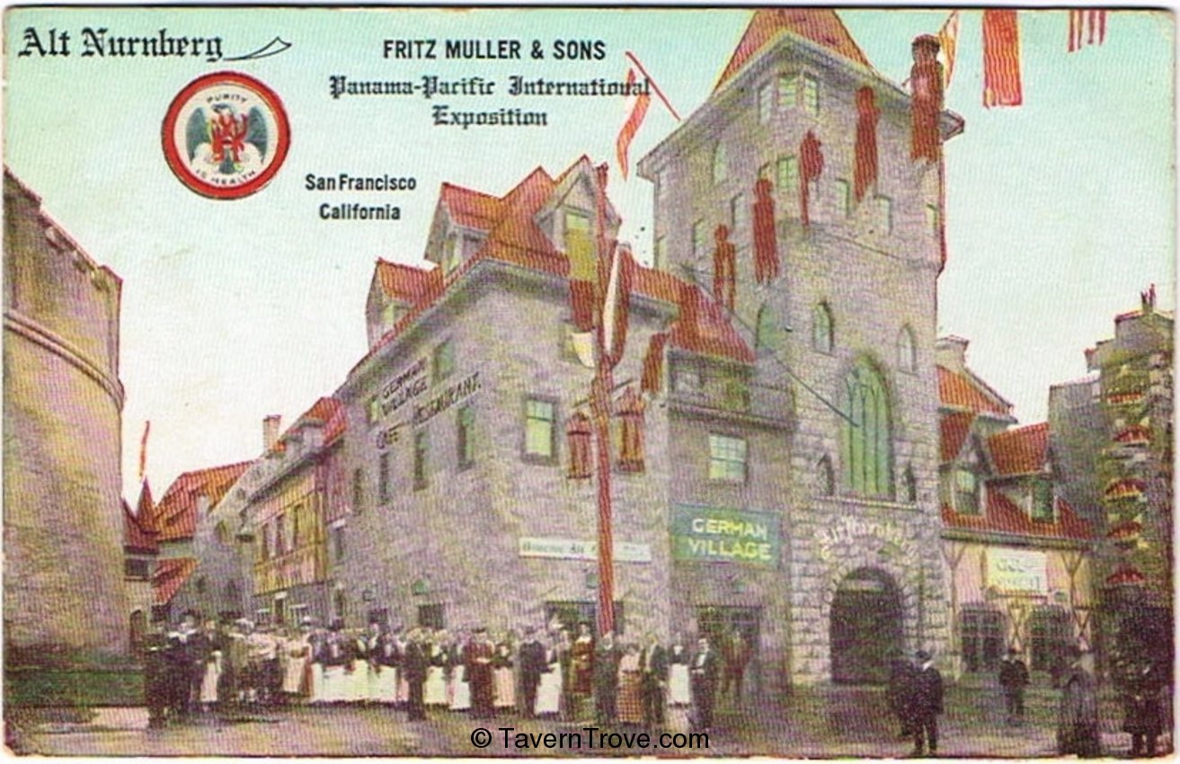 Weinhard's Alt Nurnberg Panama Pacific Exposition