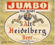 Alt Heidelberg Brand Beer