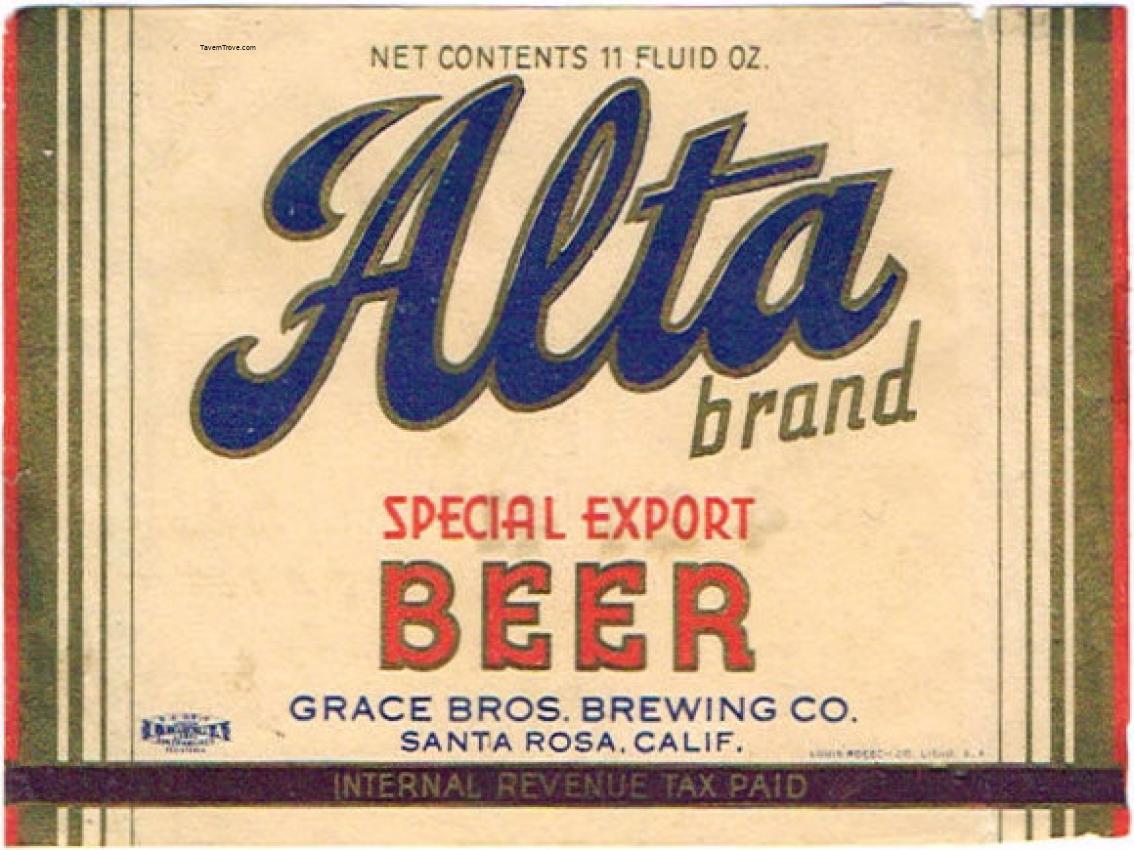 Alta Special Export Beer