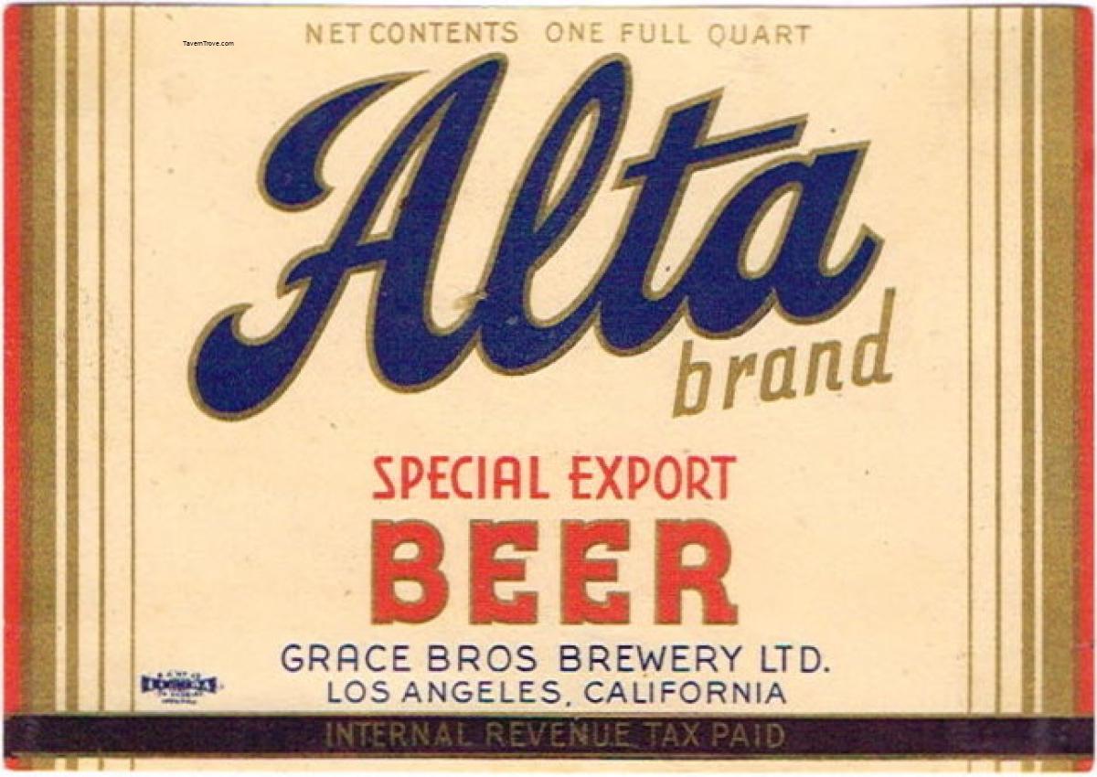 Alta Special Export Beer