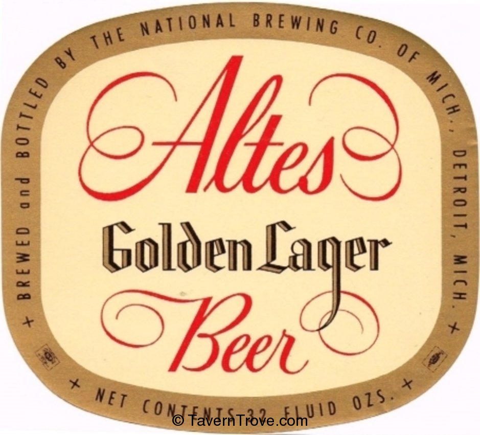 Altes Golden Lager Beer 