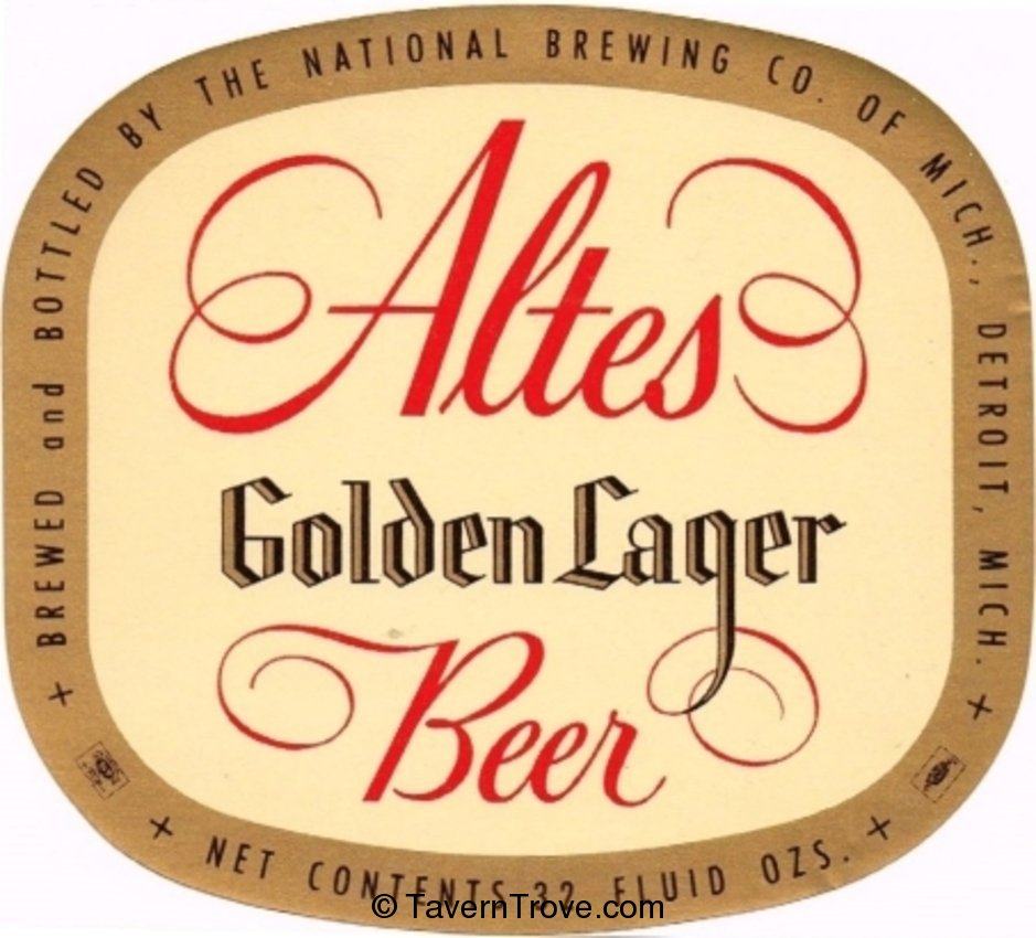 Altes Golden Lager Beer