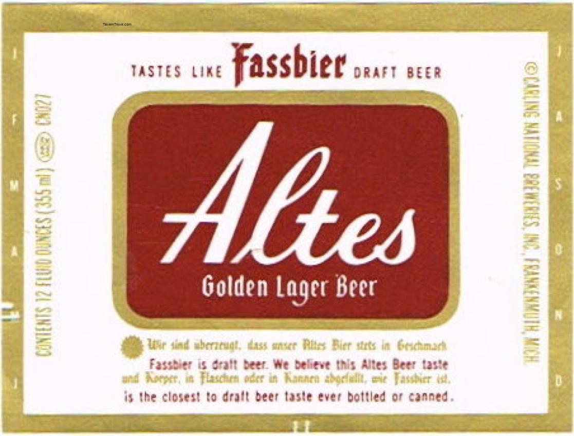 Altes Golden Lager Beer