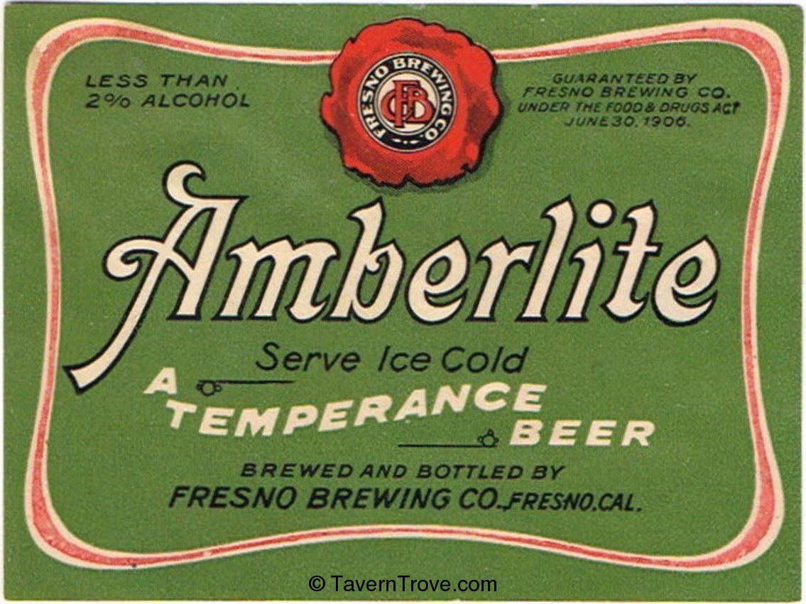 Amberlite Temperance Beer