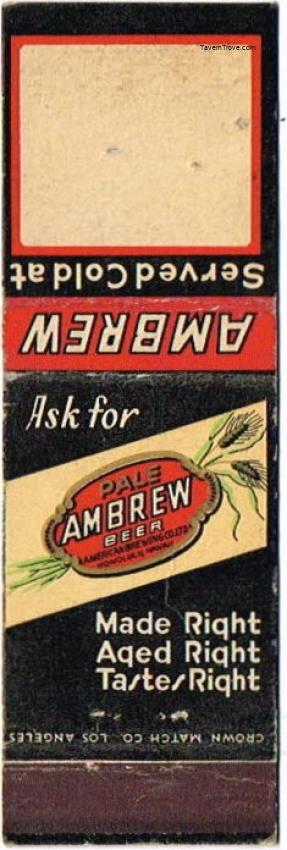 Ambrew Pale Beer
