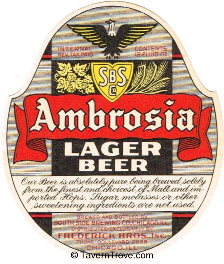 Ambrosia Lager Beer