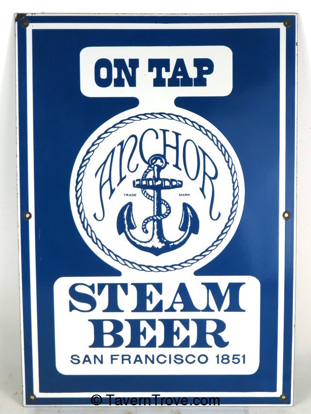 Anchor Steam Beer On Tap Porcelain