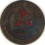 ANheuser Busch 10,000,000 Barrel medal