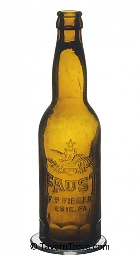 Frank P. Fieger (agent for Anheuser-Busch) Faust Beer