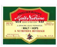 Anheuser-Busch's Malt Nutrine