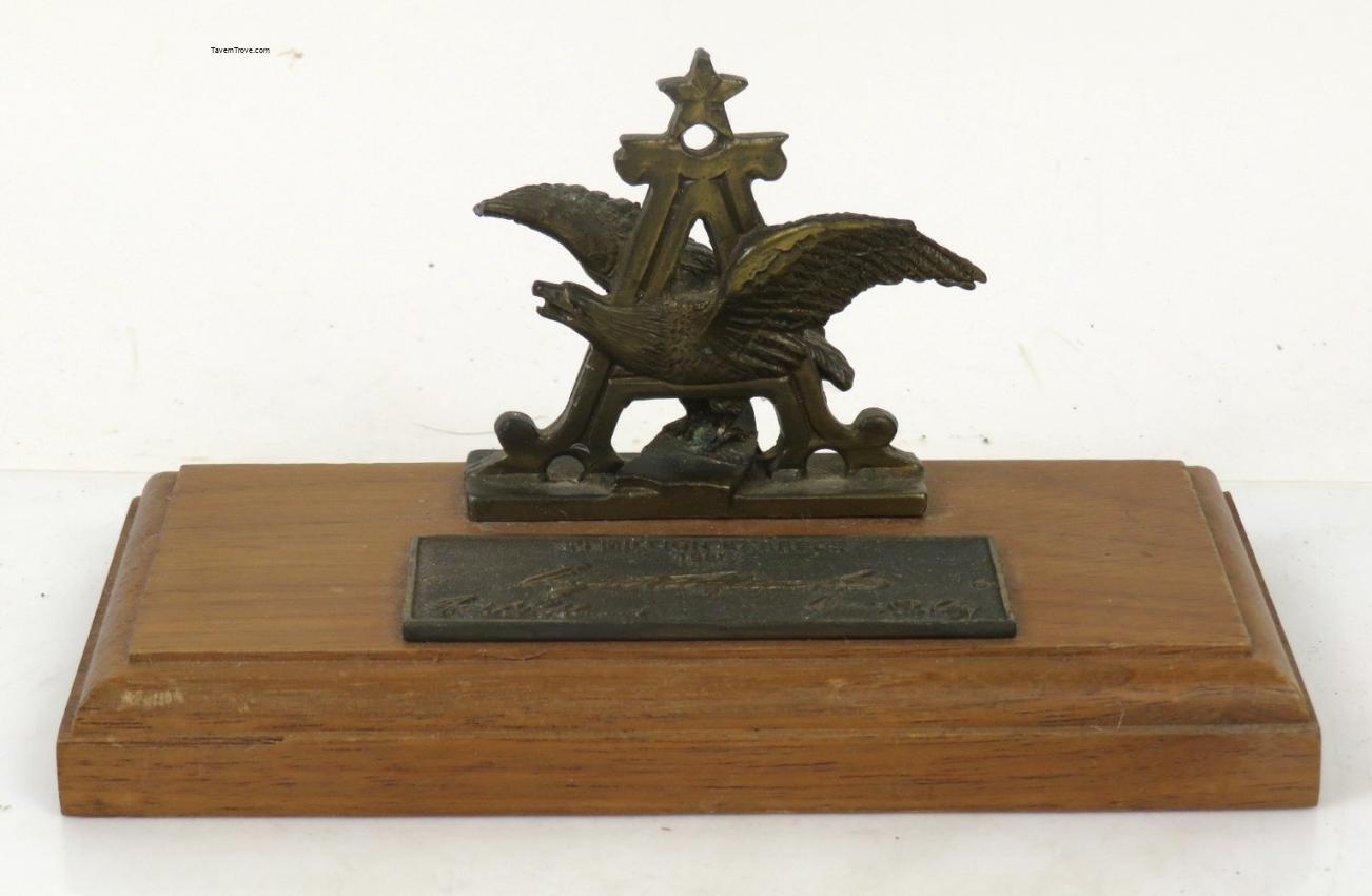 Anheuser-Busch 60 Million Barrels Desktop Sign