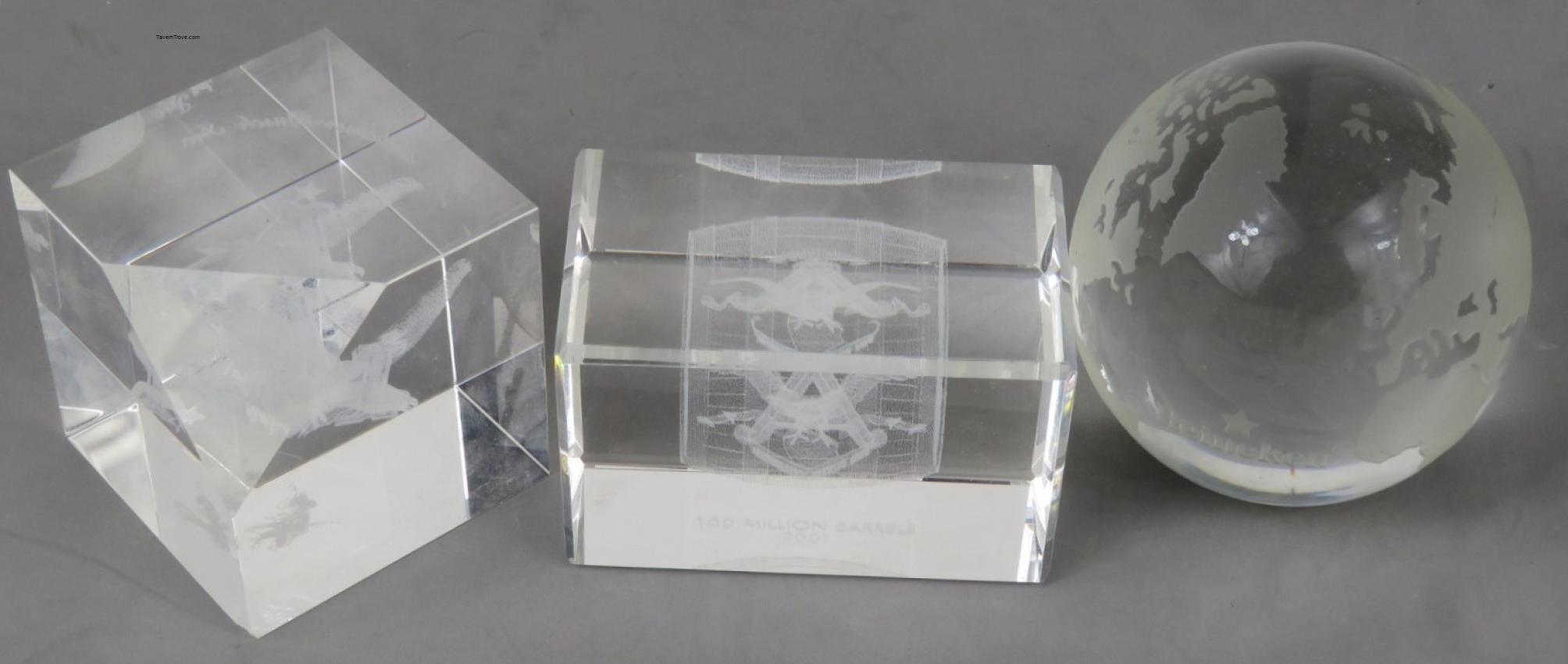 Anheuser-Busch & Heineken Achievement Paperweights