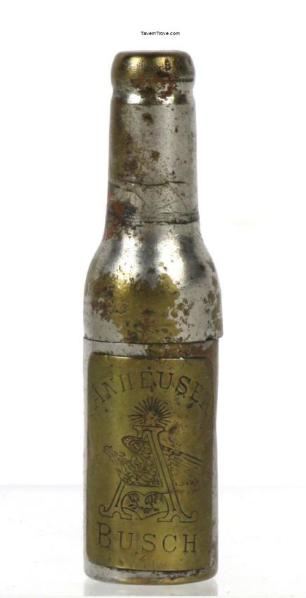 Anheuser Busch (eagle in profile) Brass Plate Figural
