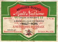Anheuser Busch's Malt Nutrine