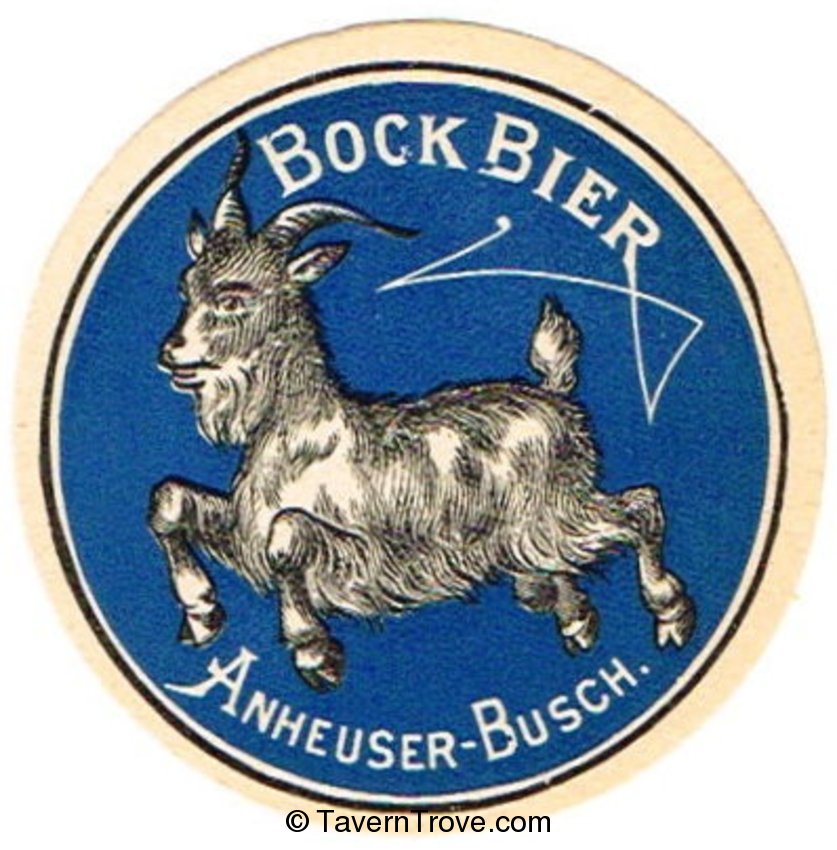 Anheuser Busch Bock Bier back label