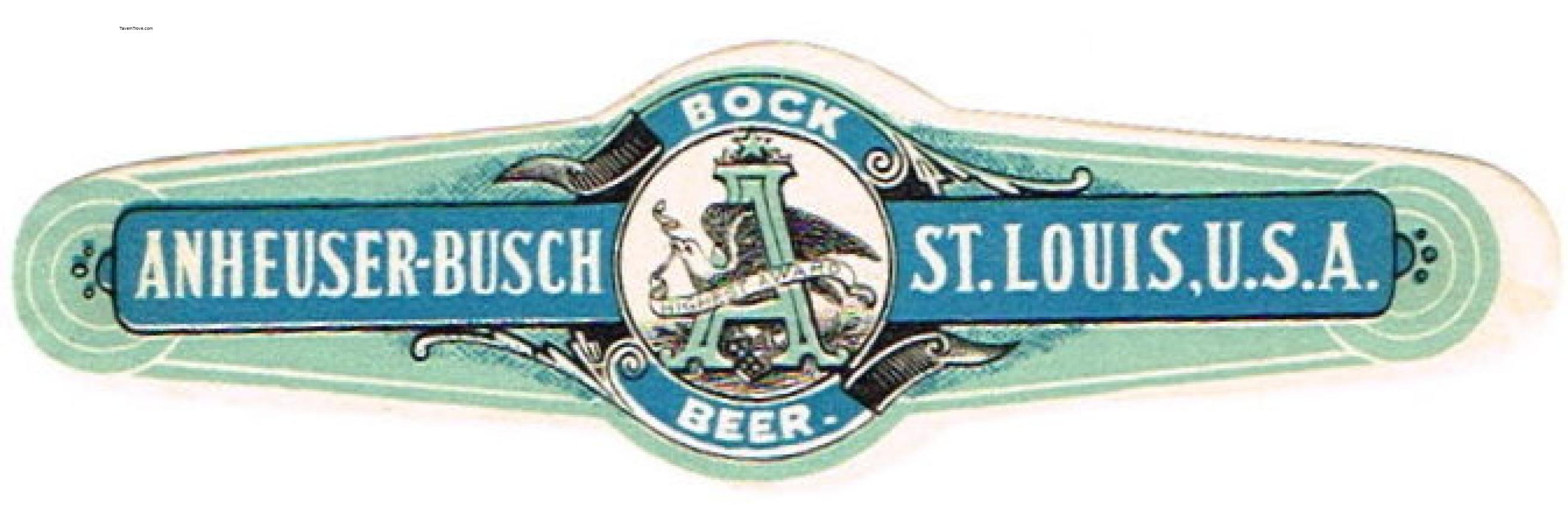 Anheuser Busch Bock Bier neck label