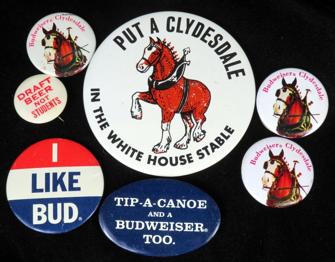 Anheuser-Busch Budweiser Lot of Seven