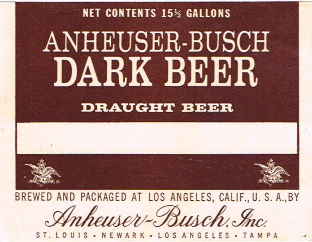 Anheuser-Busch Dark Beer