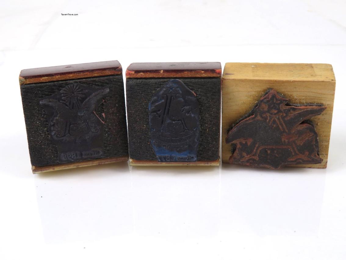 Anheuser Busch Logo Rubber Stamps