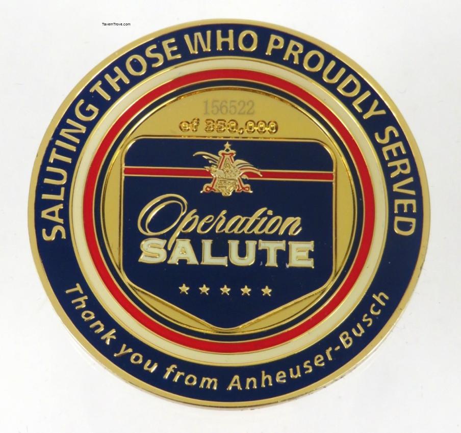 Anheuser Busch Operation Iraqi Freedom Challenge Coin