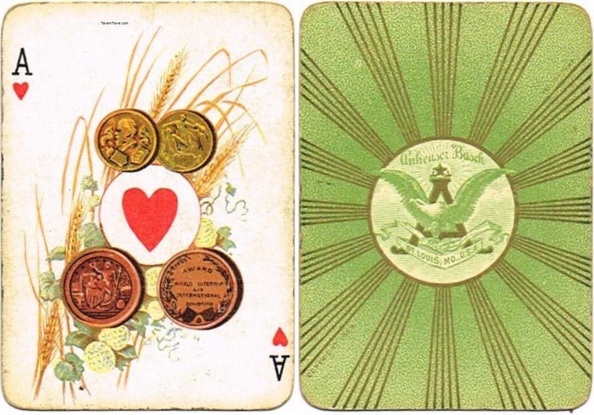 Anheuser Busch Spanish American War Ace of Hearts (Columbia)