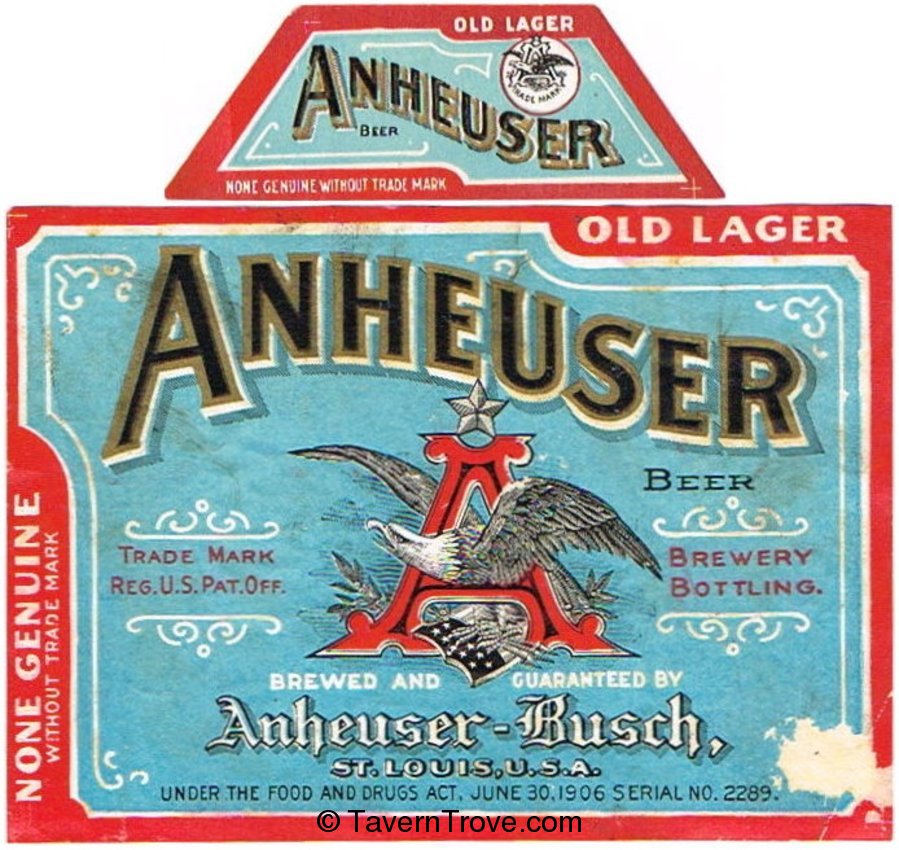 Anheuser Old Lager Beer