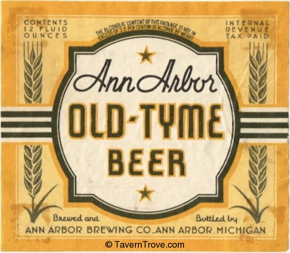 Ann Arbor Old-Tyme Beer