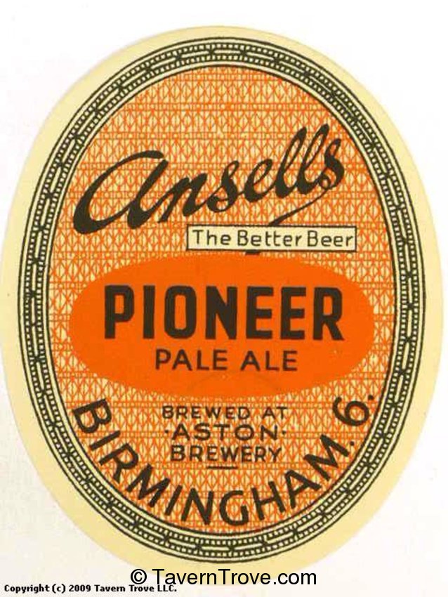 Ansells Pioneer Pale Ale